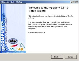 Cara Install AppServ 2.5.10 Cara Install AppServ 2.5.10