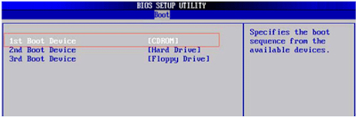 Setting Bios Anda