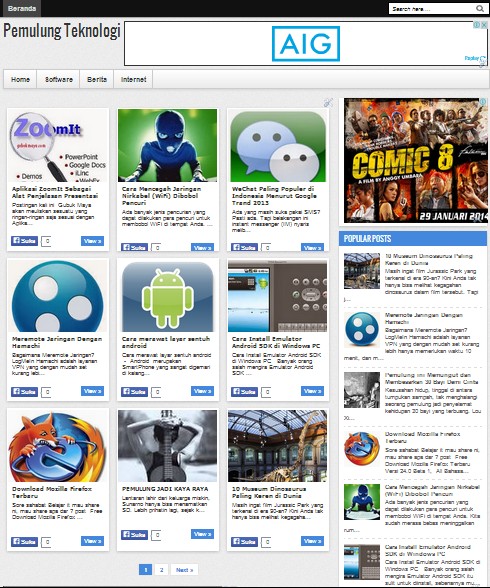 Download Template SEO Priendly 2014 Gratis