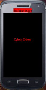 cyber crime